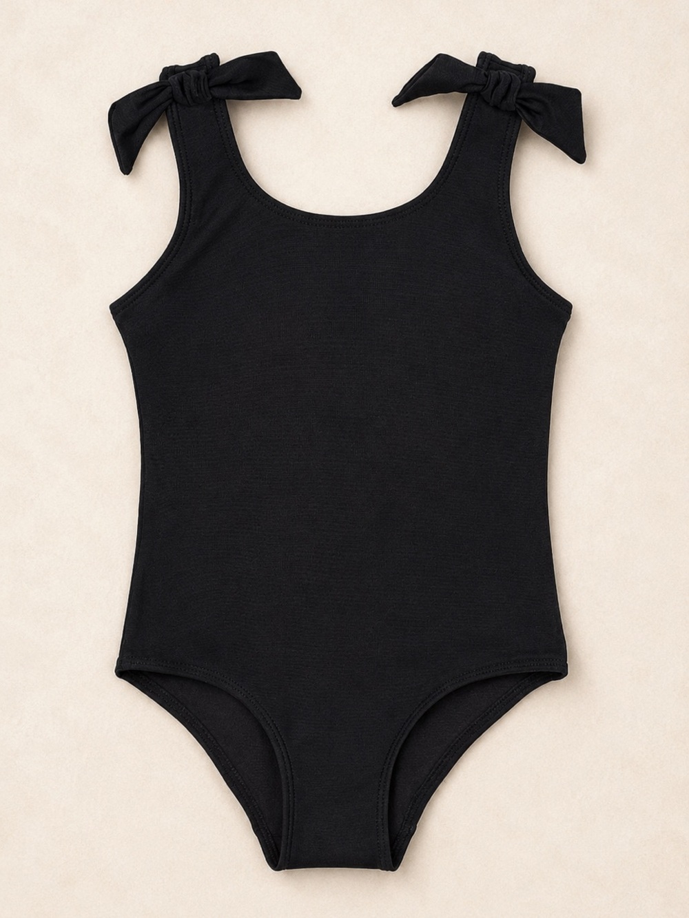 3/$30 H&M Girls Black Bathing Suit with Tie Straps / Solid Black swim suit